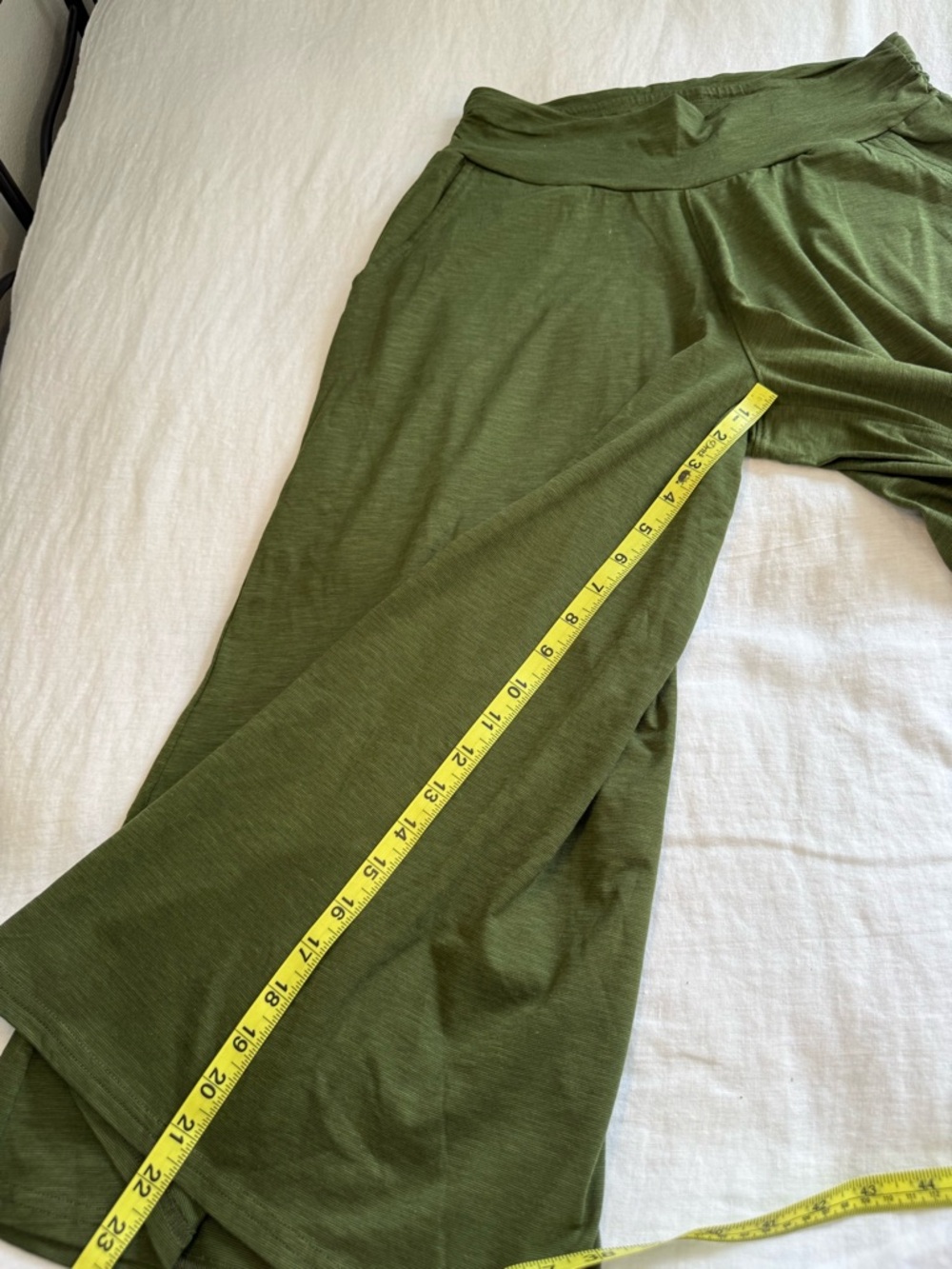 Toad&Co Olive Green Wide-Leg Pants - Picture 10 of 10